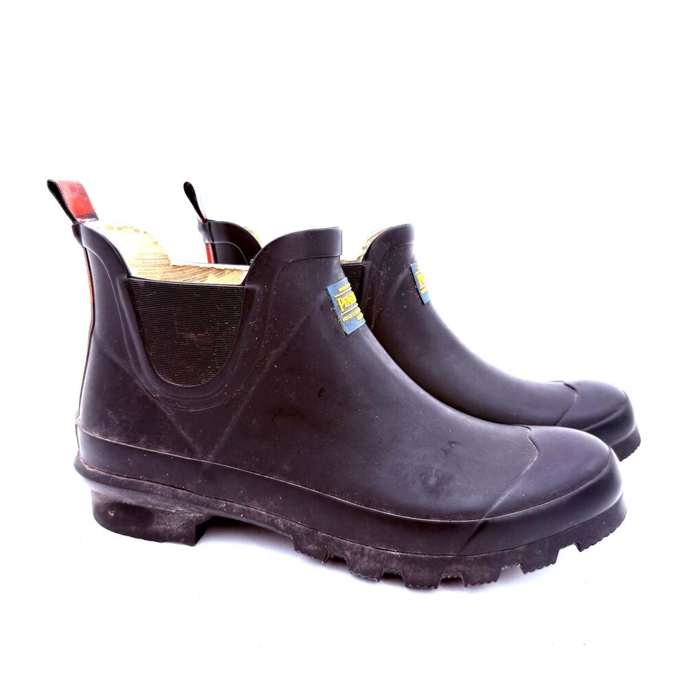 Pendleton Rubber Short Harding Waterproof Chelsea Rain Muck Boots Size 10